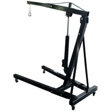 1 Ton Foldable Hydraulic Engine Hoist Crane Lift 4 Adjustable Position Set US.
