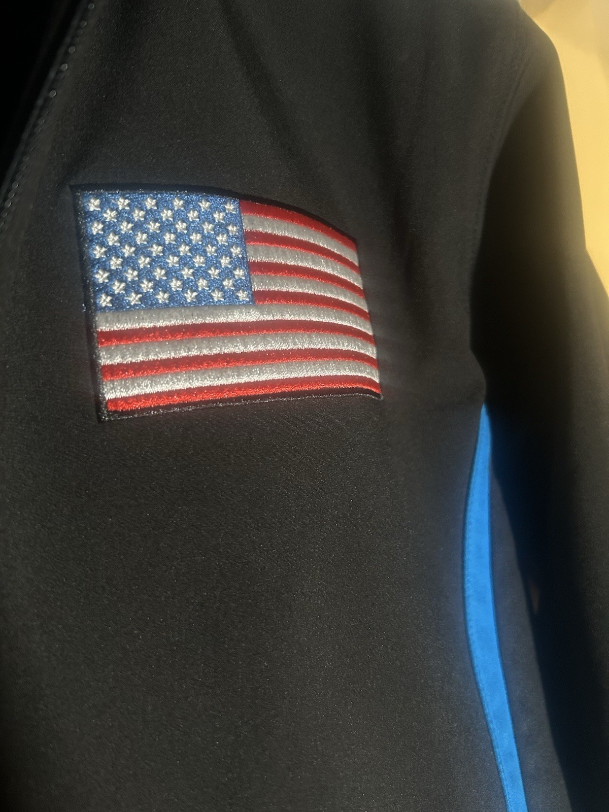 American Flag USA Composite Softshell Jacket S/P - image 7