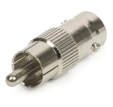 RCA Male Plug to BNC Female Jack Adapter Coax Video Connector Cable Coupler CCTV
