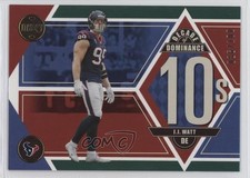 2022 Panini Legacy Decade of Dominance Green /100 JJ Watt #DD-20 11ao