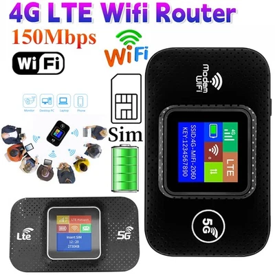 MARKENLOS 4G 5G Mobiler Hotspot,Tragbares WLAN,Mobiles Internet LTE Router für Travel,WIFI