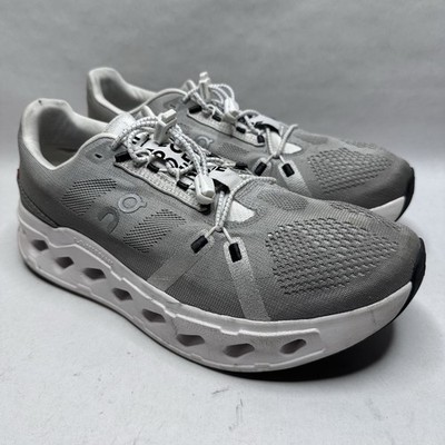 On Running Mens Running Sneakers Cloud Eclipse US SIZE 12 Comfort Gray White