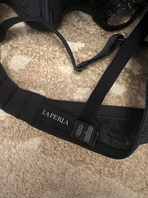 La Perla Sheer Lace Luxury Romantic Lingerie Underwire Bra