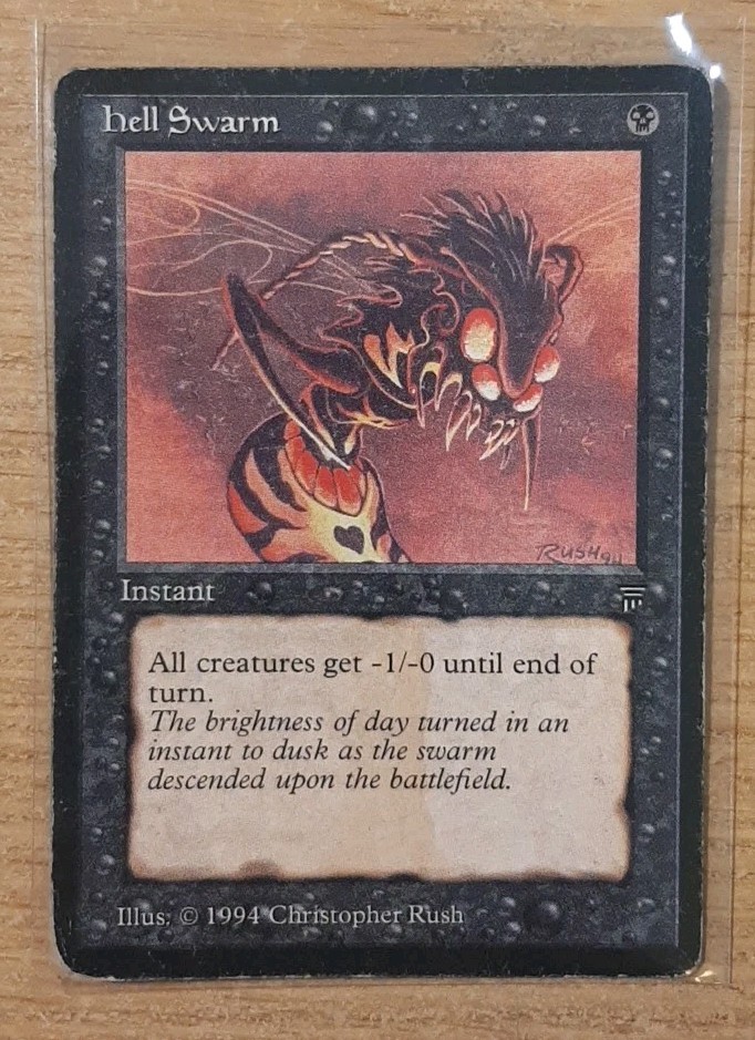 1994 MAGIC THE GATHERING LEGENDS HELL SWARM TD25