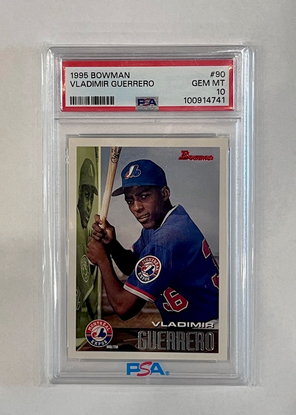 PSA 10 1995 Bowman - Vladimir Guerrero #90 (RC) view 1