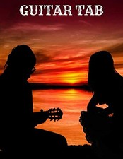 Gitarrentabulatur Notizbuch 144 Seiten XL 8,5x11 Geschenk f&uuml;r Musiker
