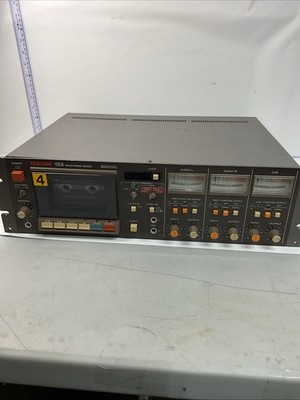 Vintage Tascam 133. 2-Spd / 3-Ch Pro Multi-Image Cassette Recorder Deck. Needs
