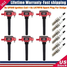 6 Ignition Coil and 6 Spark Plug For RAM PROMASTER 1500 2500 3500 2014-2020 3.6L