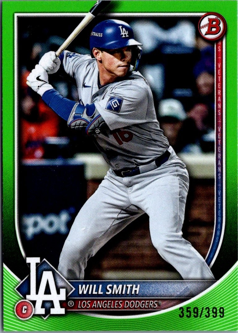 2025 Bowman - Will Smith #62 Neon Green /399 for sale online