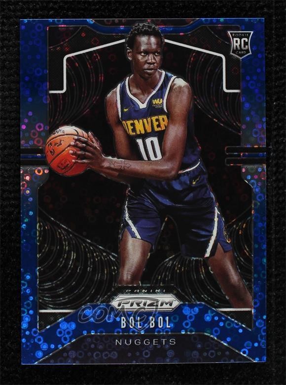 2019-20 Panini Prizm Rookie Fast Break Blue Prizm 171/175 Bol Bol #282 7zf