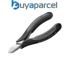Knipex 77 02 115 ESD ESD Electronics Diagonal Cutters - Round Head Small Bevel 1