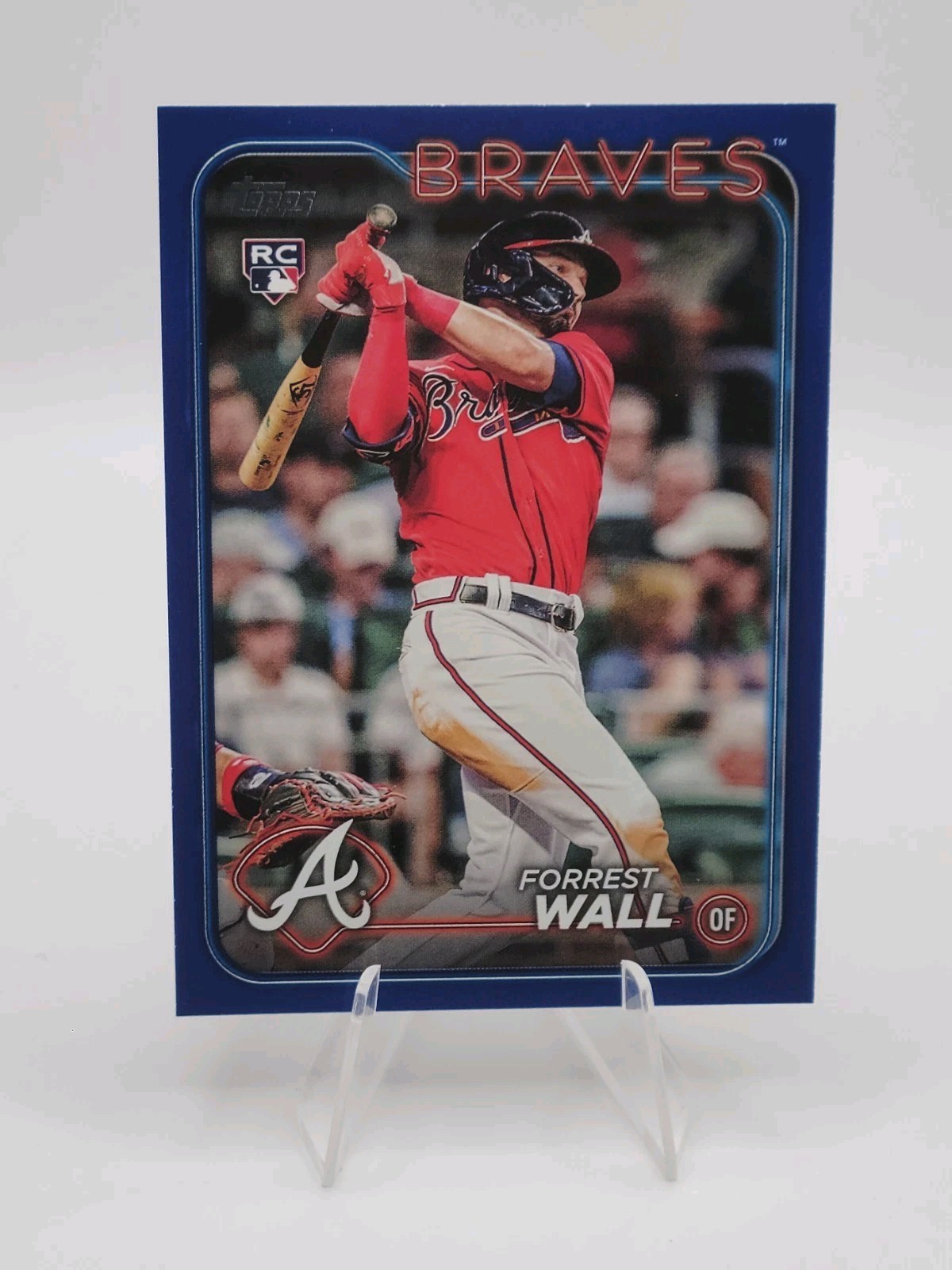 2024 Topps Baseball Series 2 Forrest Wall Royal Blue RC #391 Atlanta Braves