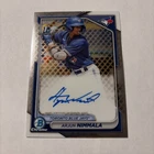Arjun Nimmala - 2024 Bowman Chrome 1st Chrome Auto #CPA-AN Blue Jays On Card