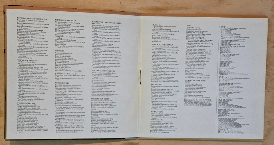 James Taylor, Mud Slide Slim, Vinyl LP, Warner Brothers BS-2561, 1971. Gatefold. Foto 3 de 4