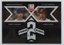 2005 Donruss Elite Face 2 Black 103/500 Albert Pujols Randy Johnson #17 HOF 0ot5
