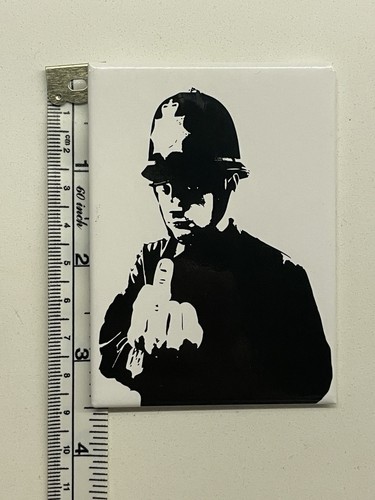 Banksy Official ‘Rude Copper’ Magnet from ‘The Art Of Banksy’ Regents Street. - Picture 4 of 7
