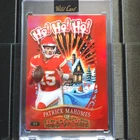 2025 Wild Card Holiday Hits Patrick Mahomes II Red Color Match 1/1 Ho! Ho! Ho!