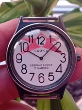 Men's watch Chaika "Zvezda" 1601A 17-jewel blued case, USSR