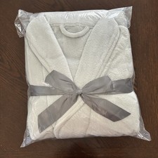 New Soft Plush Gray Bath Robe unisex loungewear spa robe sleepwear gift