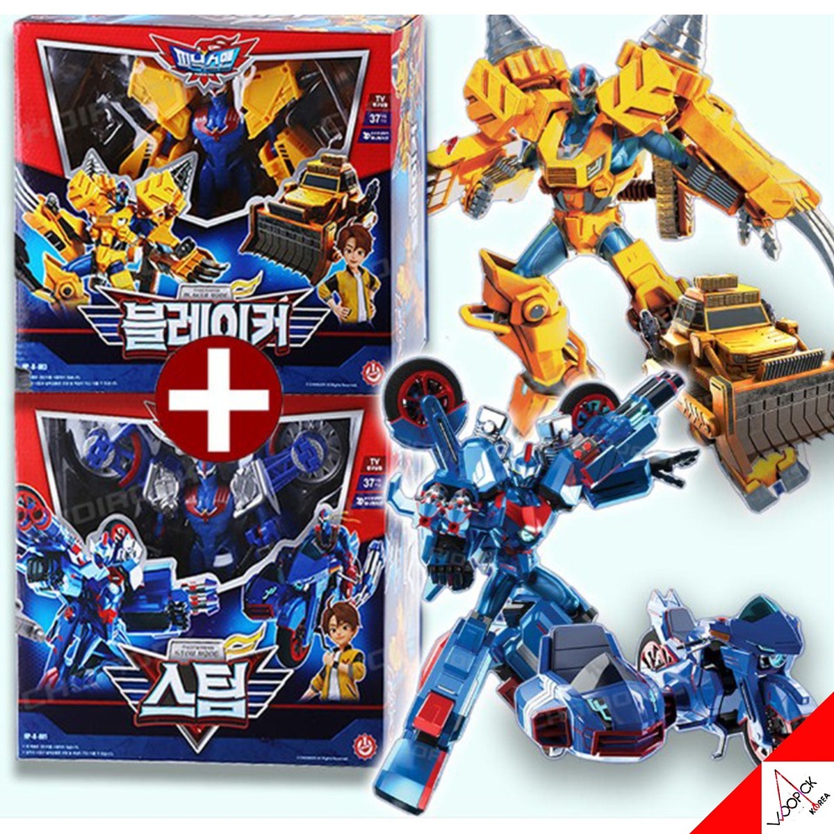 Phoenixman STOM + BLAKER Transformer Robot Korean Animation Toy