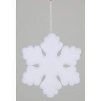 Weihnachten Deko-Schneeflocke Weihnachtsdeko DekoanhäNger 19 Cm Weiß Zum HäNgen