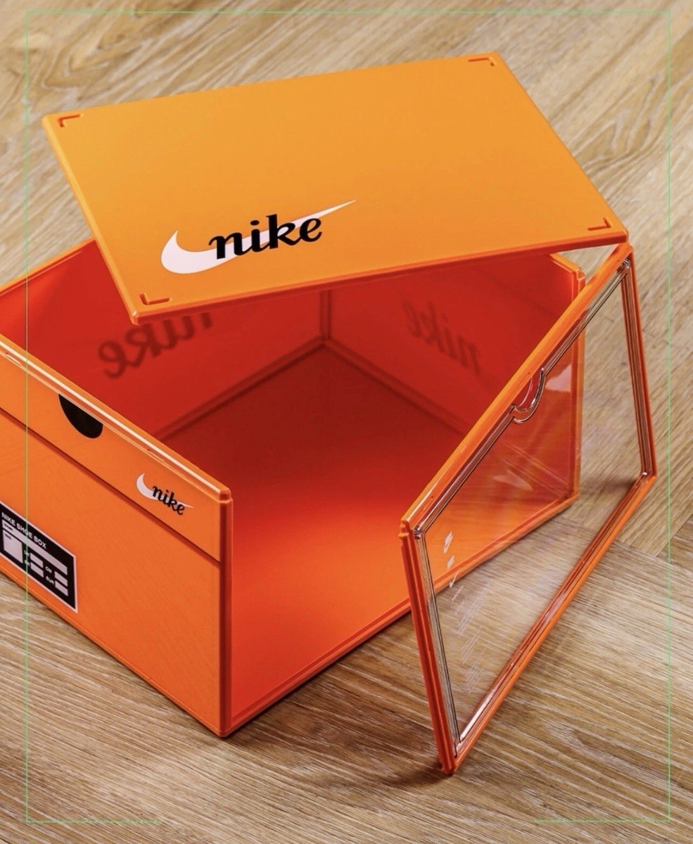 グ*ミ様 Nike シューズボックス オレンジ 海外限定 NIKE SHOE BOX 