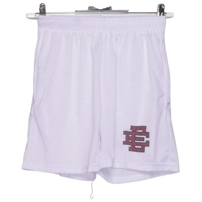 Eric Emanuel, Basketball Shorts, Größe: M, Weiß, Print, Mesh, Herren #rN5