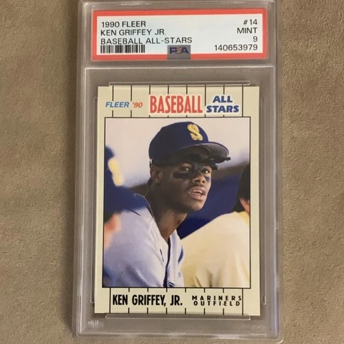 Fleer 1990 Baseball All Stars Ken Griffey Jr. #14 PSA 9 Seattle Mariners