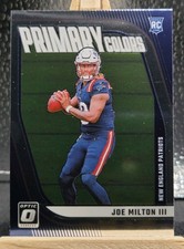 JOE MILTON III RC 2024 Panini Donruss Optic #13 PRIMARY COLORS Patriots/Cowboys