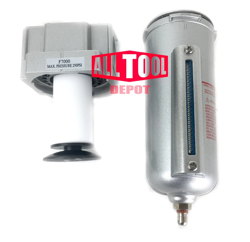 3/4" Particulate filter moisture for compresed air compresor System Manual Drain - Image 4 of 4