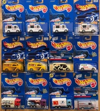 Hot Wheels (Lot of 12) HiWay Hauler, Good Humor, Dairy Delivery.....