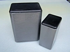 Plastic Insert Caps the end of 1-1/2" x 2-1/2" Rectangular Tube 12-16 gauge wall