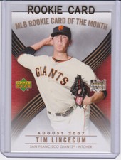 Tim Lincecum #918 Prices [Rookie] | 2007 Upper Deck | Baseball Cards