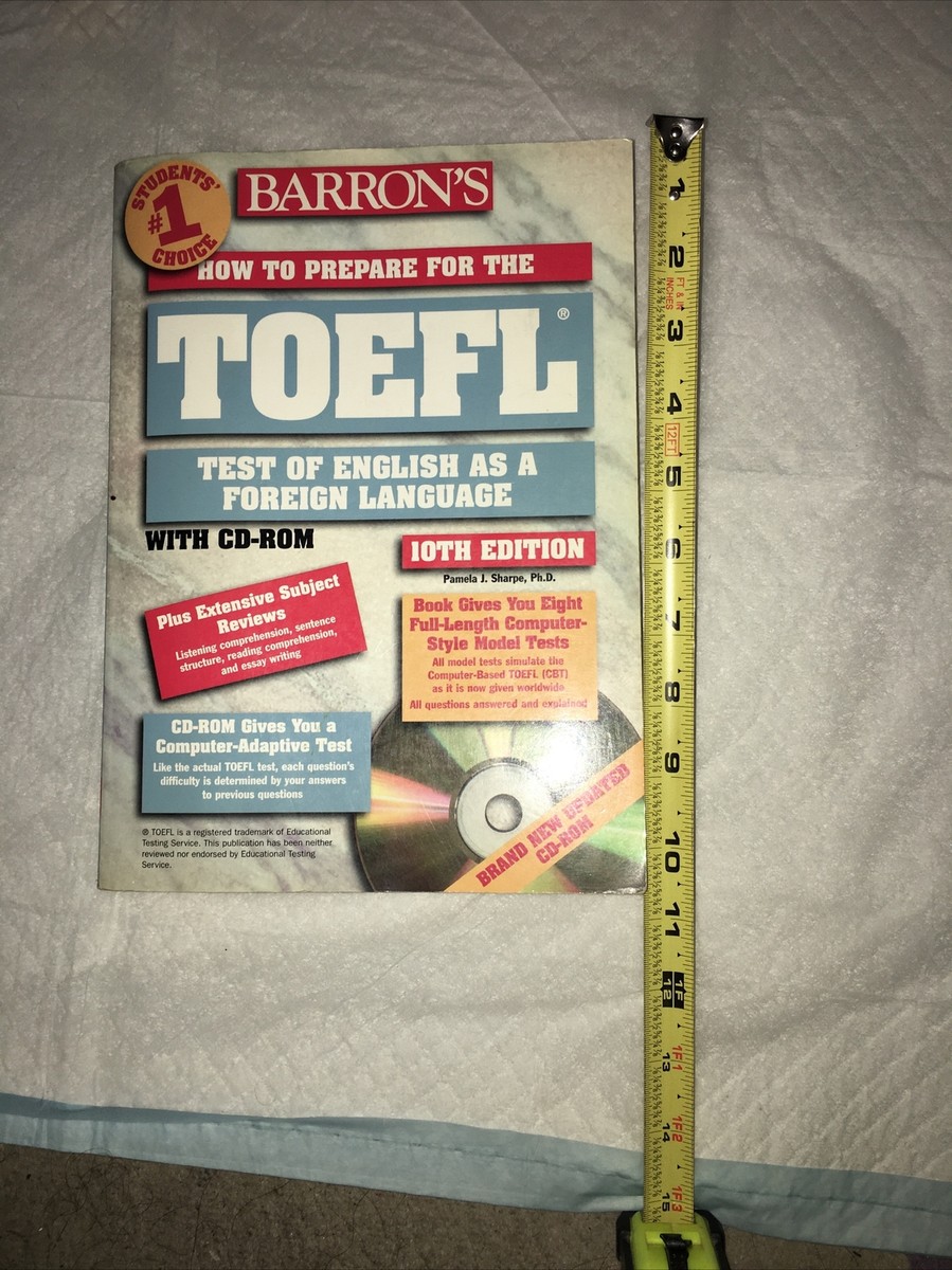 TOEFL,Test Of English As A Foreign Language. No CD-ROM. | eBay