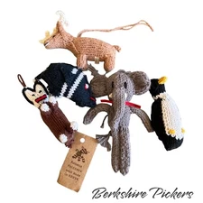 Kenana Knitters Hand Knitted Elephant, Penguin Reindeer, Fish, Monkey
