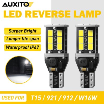 #ad #ad AUXITO LED Reverse Backup Light Bulbs 912 921 T15 High Mount Stop Lamp 6000K EPG $8.54