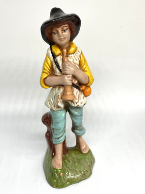 Fontanini Nativity PIPER Italy 6.5'' Chalkware Vintage RARE