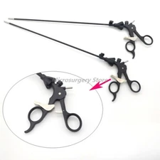 Φ5 x 330mm High Quality Precision Head Lock Handle Laparoscopic Forceps Grasper