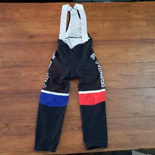 DAMA Womens Large Cycling Bibtights Fleece Italy 20" 13" (8.5/10) Thermal L