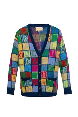 Authentic Men's Gucci Lunar New Year Wool Cardigan Sweater 725685 New $2850
