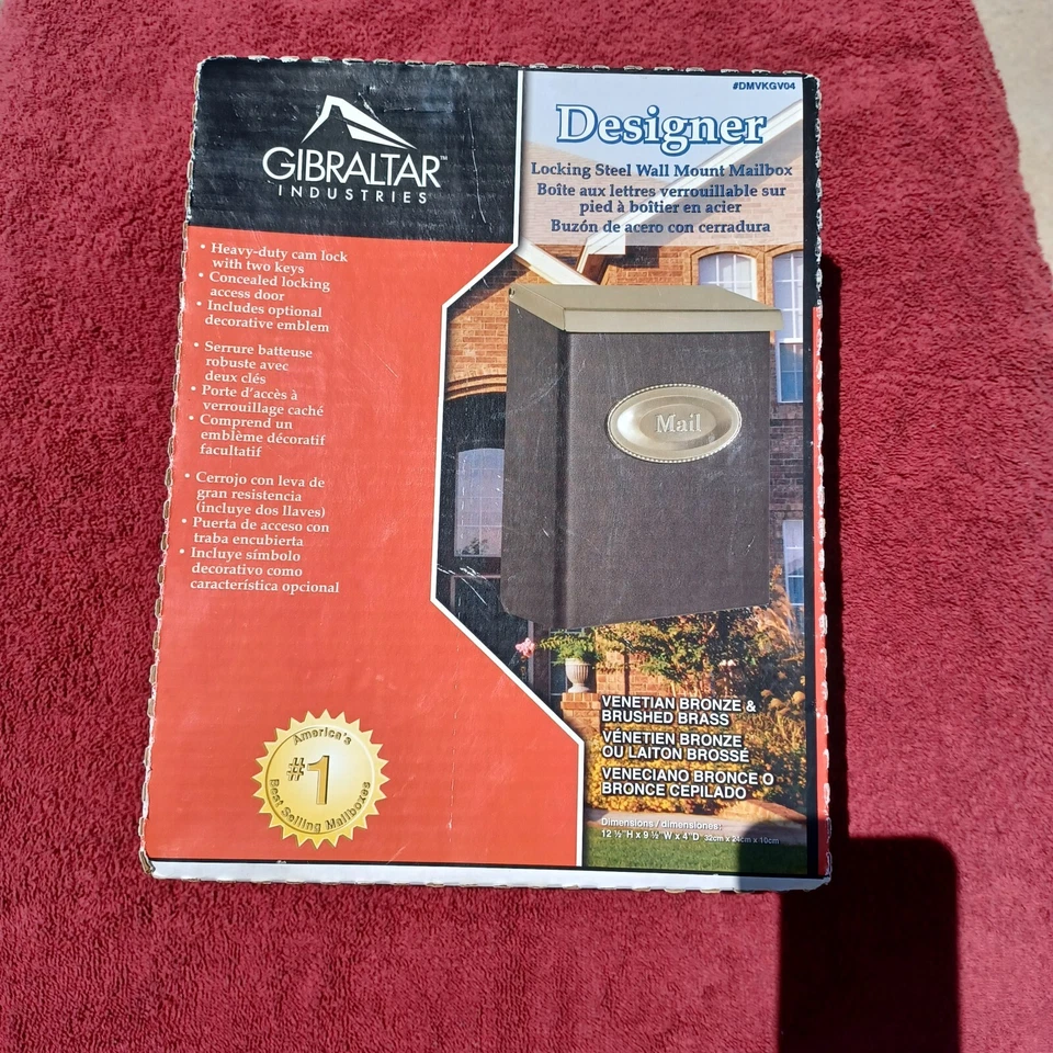 Locking Steel Wall Mount Mailbox - Image 3 of 4