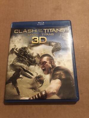 Clash of the Titans 3d (Blu-ray Disc, 2010, 2-Disc Set, ) Pre-owned