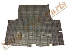 1967-1969 Dodge Dart Trunk Mat Soft Fleece Vinyl Gray Plaid