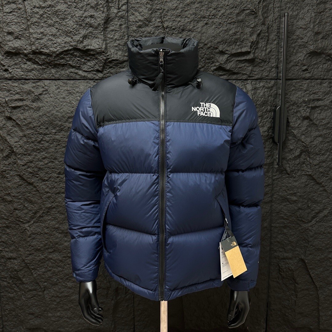 Men's-Size S The North Face 1996 Retro Nuptse Puffer 700-Down Jacket Black blue