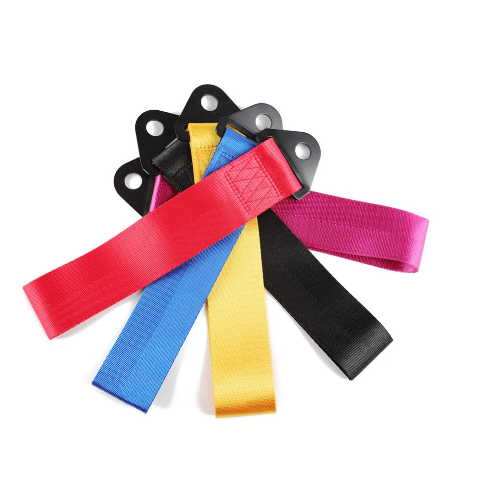 Correa de remolque de carreras de alta resistencia JDM para gancho de rally de remolque GTR R32 R33 R34 Foto 2 de 4