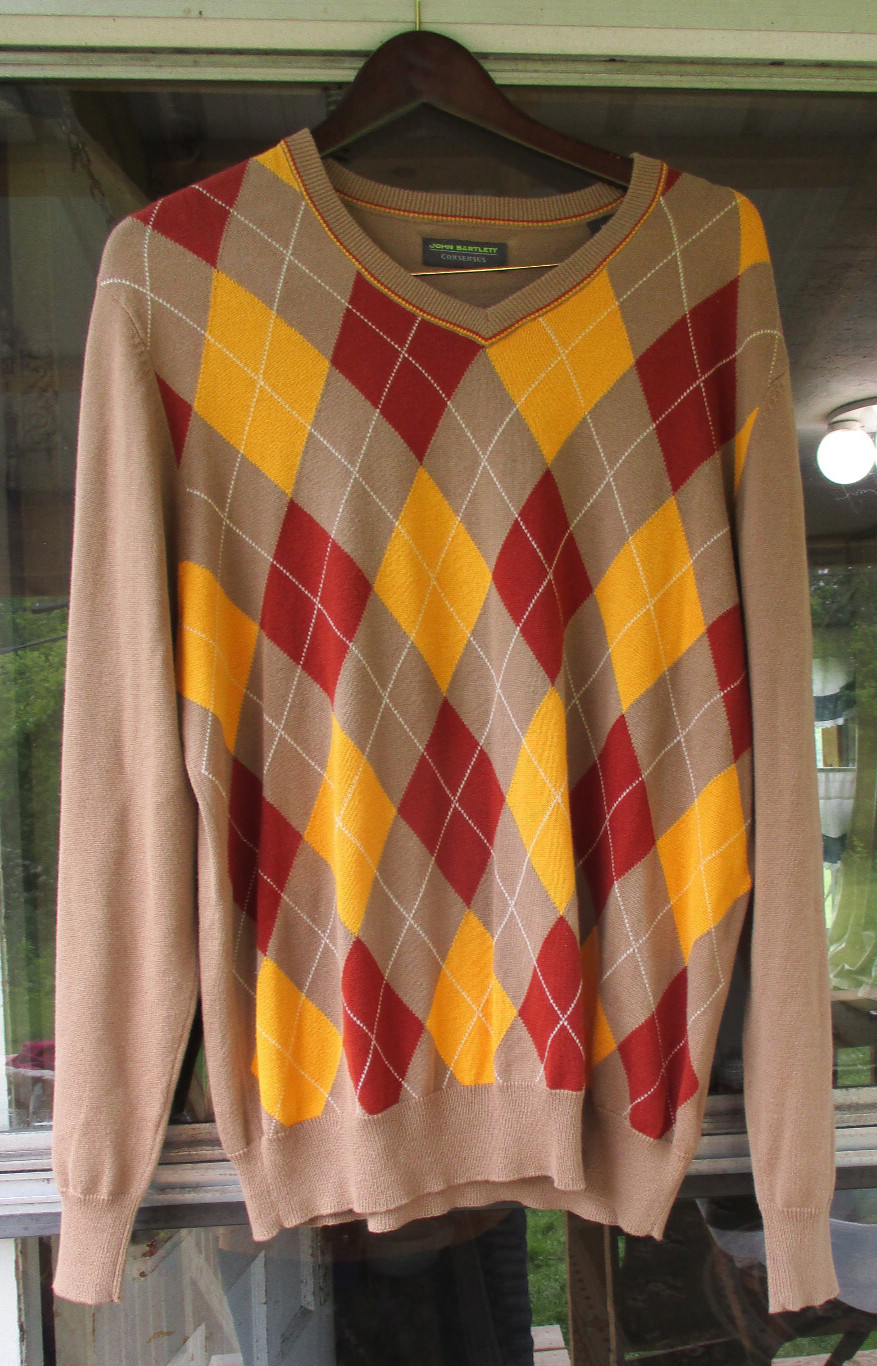 John Bartlett Consensus PULLOVER SWEATER  Men's M… - image 1