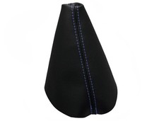 Hellblau Faden Echtleder Schaltmanschette Schaltsack Für SEAT TOLEDO 1998-2006