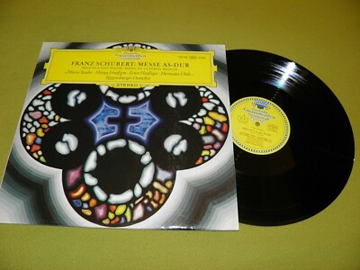 Schubert - Messe Nr. 5 / Maria Stader / 1966 DGG 139108 SLPM Tulip STEREO LP NM