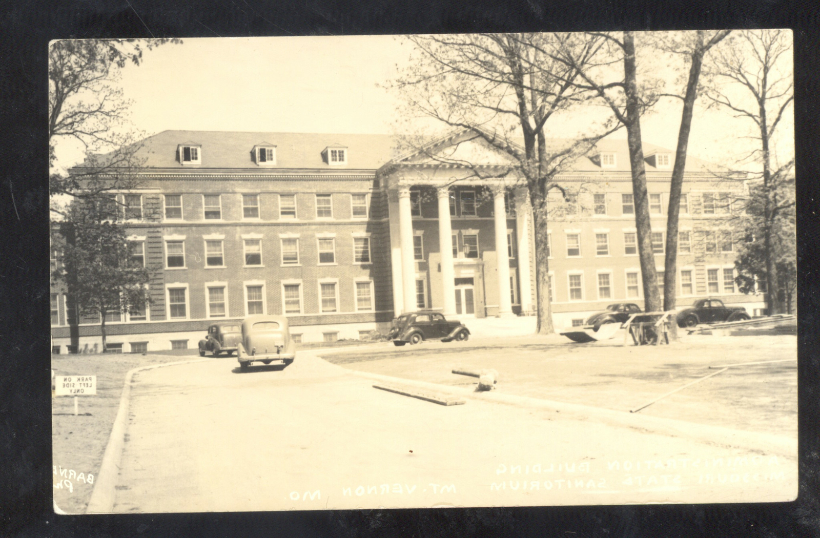 RPPC MOUNT MT. VERNON MISSOURI STATE SANITORIUM VINTAGE REAL PHOTO