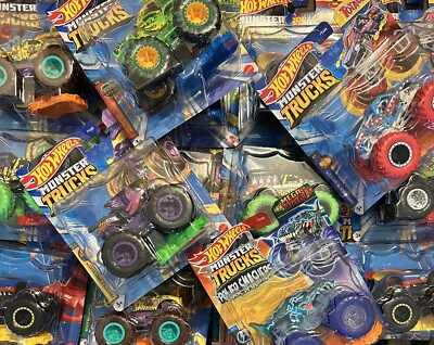 NEU Hot Wheels & Monster Jam Monster Trucks Auswahl 1:64 inkl. Glow In The Dark